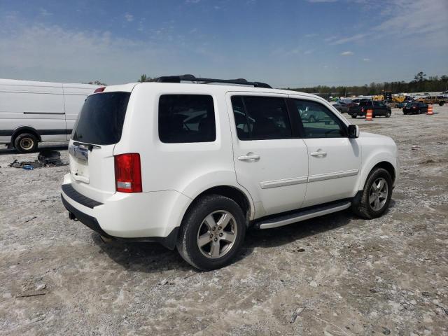 5FNYF3H5XAB012386 - 2010 HONDA PILOT EXL WHITE photo 3