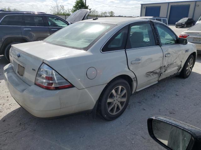 1FAHP24W09G106693 - 2009 FORD TAURUS SEL WHITE photo 3