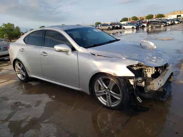 JTHBF5C22B5140802 - 2011 LEXUS IS 250 SILVER photo 4