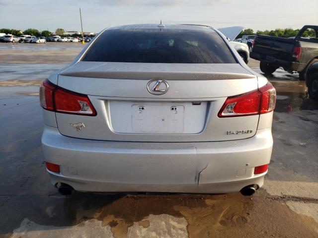 JTHBF5C22B5140802 - 2011 LEXUS IS 250 SILVER photo 6