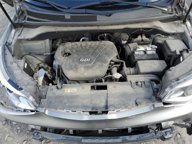 KNDJN2A29F7220092 - 2015 KIA SOUL GRAY photo 12