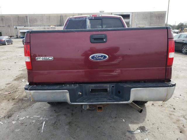 1FTPX145X5NB17231 - 2005 FORD F150 RED photo 6