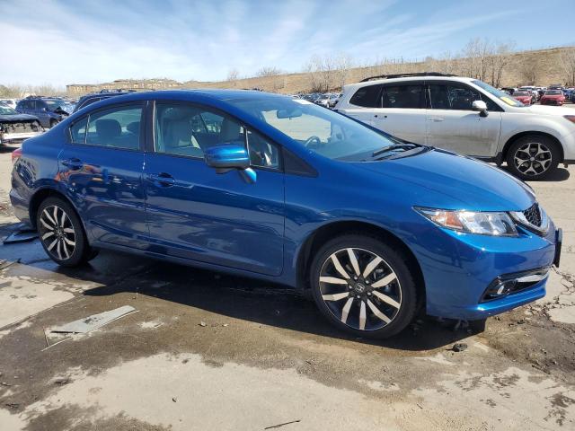 2HGFB2F99FH502131 - 2015 HONDA CIVIC EXL ლურჯი ფოტო 4