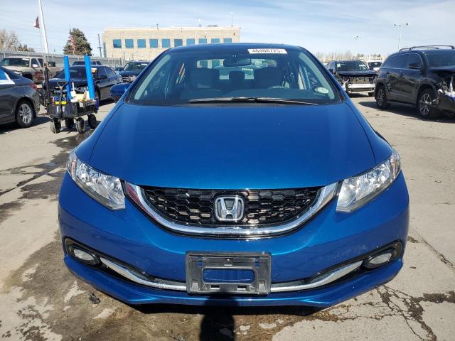 2HGFB2F99FH502131 - 2015 HONDA CIVIC EXL ლურჯი ფოტო 5