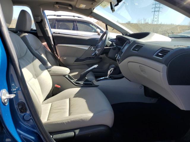 2HGFB2F99FH502131 - 2015 HONDA CIVIC EXL ლურჯი ფოტო 7