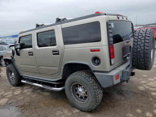 5GRGN23U96H100679 - 2006 HUMMER H2 TAN photo 2