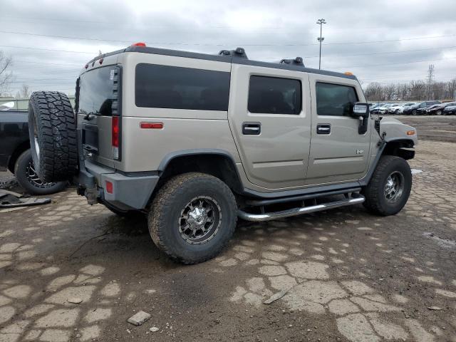 5GRGN23U96H100679 - 2006 HUMMER H2 TAN photo 3