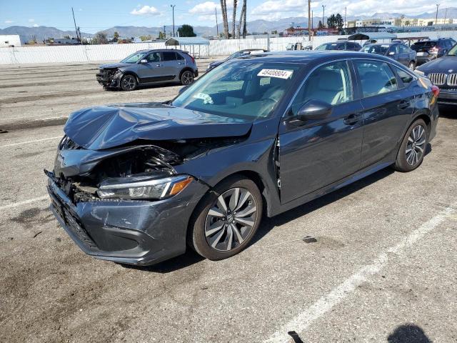 2HGFE1F79PH317854 - 2023 HONDA CIVIC EX GRAY photo 1