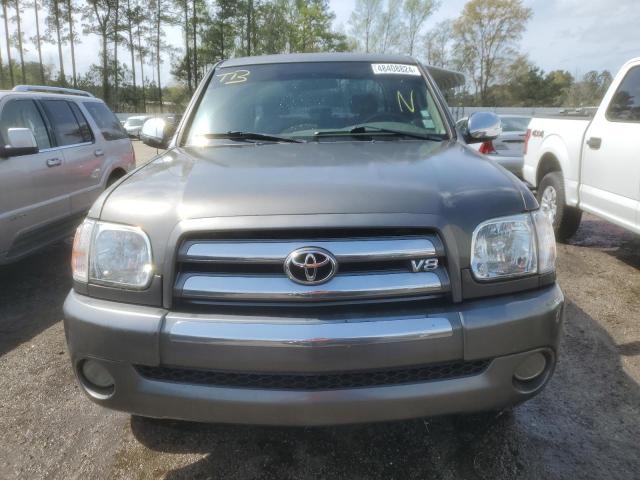 5TBET34196S508600 - 2006 TOYOTA TUNDRA DOUBLE CAB SR5 GRAY photo 5