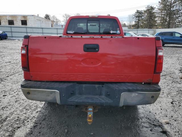 1FTSX21588EE51329 - 2008 FORD F250 SUPER DUTY RED photo 6