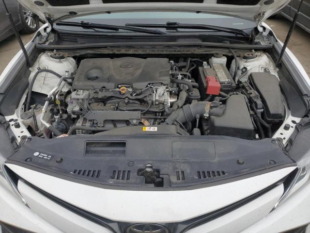 4T1B11HK1KU680595 - 2019 TOYOTA CAMRY L WHITE photo 11