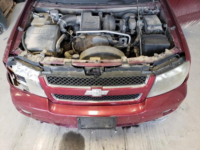 1GNDT13S682147054 - 2008 CHEVROLET TRAILBLAZE LS BURGUNDY photo 12