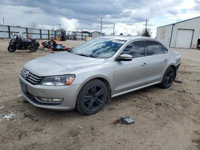 1VWCN7A30DC043738 - 2013 VOLKSWAGEN PASSAT SEL SILVER photo 1