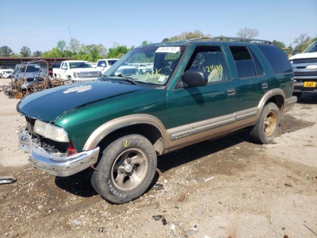 1GNCS13W0X2222959 - 1999 CHEVROLET BLAZER GREEN photo 1