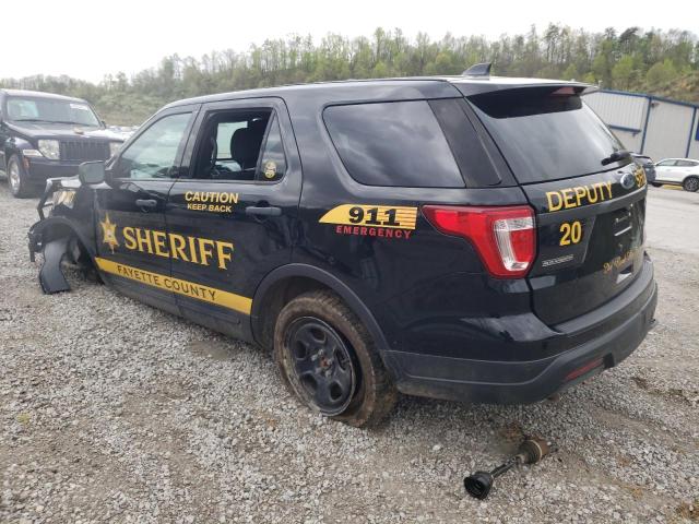 1FM5K8AR4JGC18894 - 2018 FORD EXPLORER POLICE INTERCEPTOR BLACK photo 2