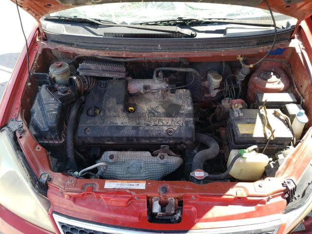 JS2RA62S765303333 - 2006 SUZUKI AERIO RED photo 11