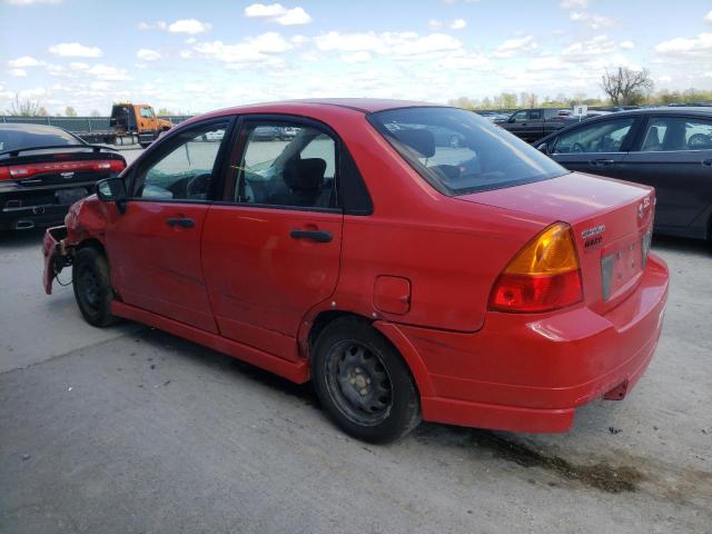 JS2RA62S765303333 - 2006 SUZUKI AERIO RED photo 2