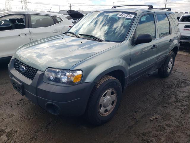 1FMYU02Z97KA44656 - 2007 FORD ESCAPE XLS TEAL photo 1