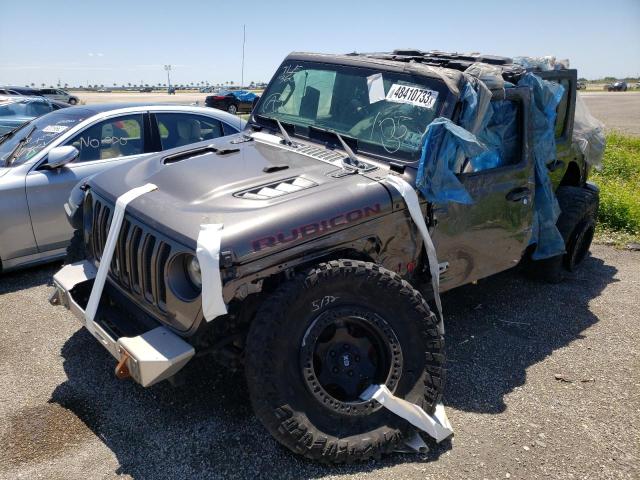 1C4HJXFG7KW502744 - 2019 JEEP WRANGLER RUBICON GRAY photo 2