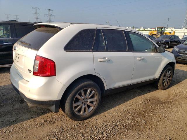 2FMDK4JC0DBE36794 - 2013 FORD EDGE SEL WHITE photo 3