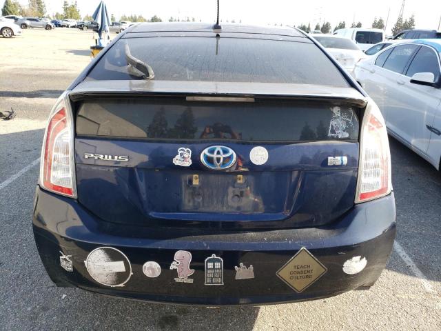 JTDKN3DU2D1704225 - 2013 TOYOTA PRIUS BLUE photo 6