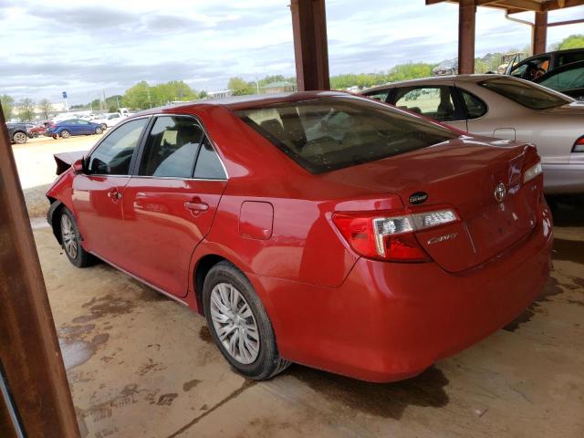 4T1BF1FK1CU518018 - 2012 TOYOTA CAMRY BASE RED photo 2