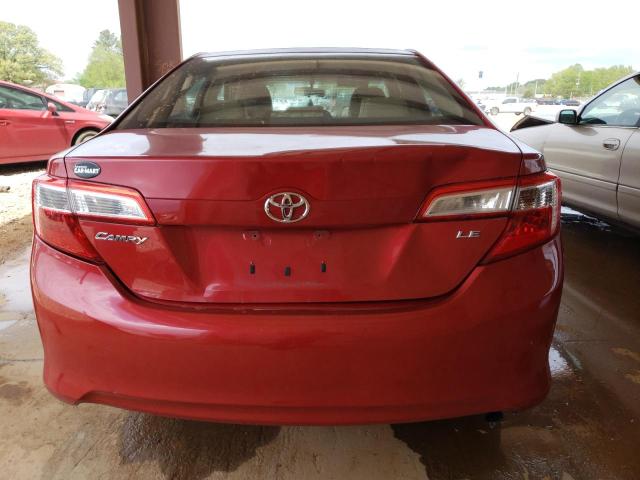 4T1BF1FK1CU518018 - 2012 TOYOTA CAMRY BASE RED photo 6