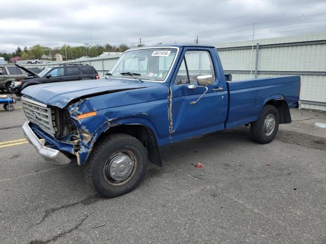 1FTEF25Y5GNA69830 - 1986 FORD F250 BLUE photo 1