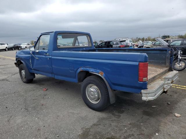 1FTEF25Y5GNA69830 - 1986 FORD F250 BLUE photo 2