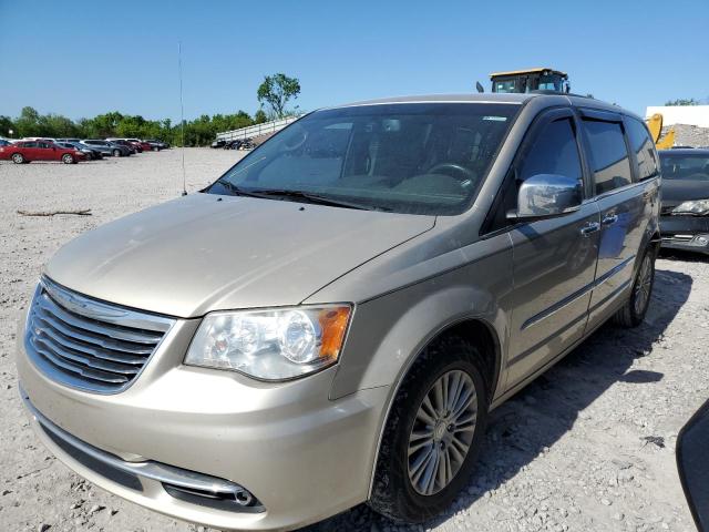 2C4RC1CG2DR509340 - 2013 CHRYSLER TOWN & COU TOURING L BEIGE photo 1