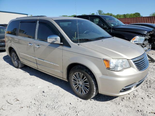 2C4RC1CG2DR509340 - 2013 CHRYSLER TOWN & COU TOURING L BEIGE photo 4