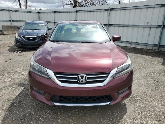 1HGCR2F78EA071095 - 2014 HONDA ACCORD EX MAROON photo 5