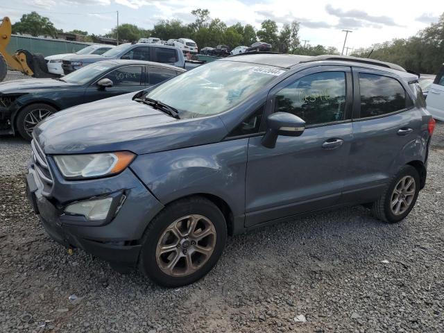 MAJ3P1TE0JC221321 - 2018 FORD ECOSPORT SE GRAY photo 1