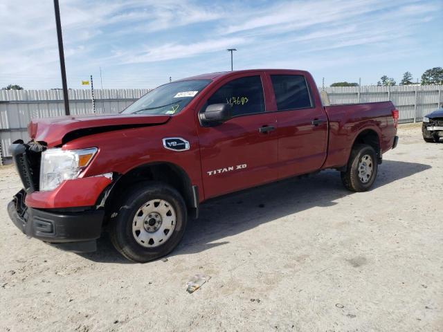 1N6AA1F39JN531384 - 2018 NISSAN TITAN XD S MAROON photo 1