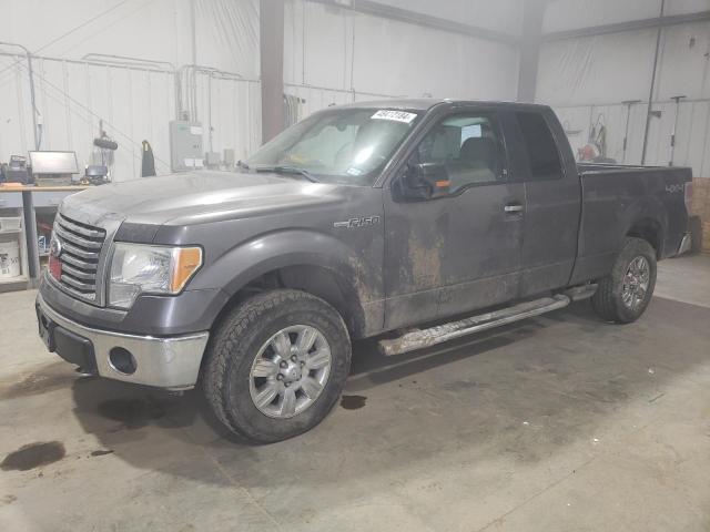 1FTFX1EVXAKE74804 - 2010 FORD F150 SUPER CAB GRAY photo 1