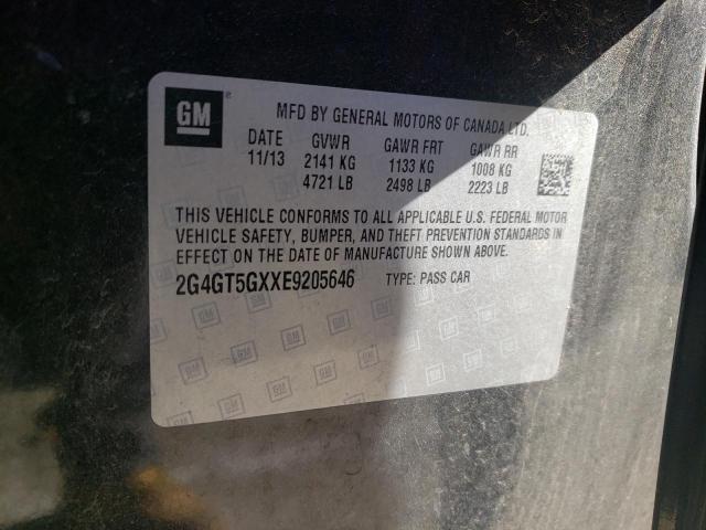 2G4GT5GXXE9205646 - 2014 BUICK REGAL GS 黑色 照片 12