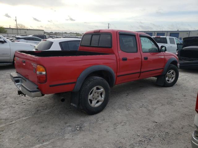 5TEHN72N53Z228716 - 2003 TOYOTA TACOMA DOUBLE CAB RED photo 3