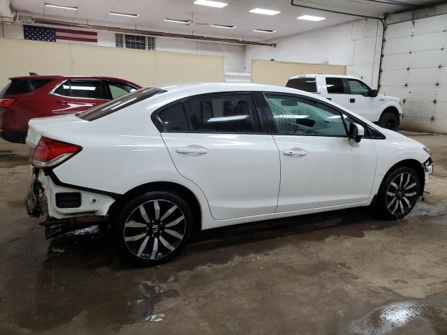 19XFB2F96FE247772 - 2015 HONDA CIVIC EXL WHITE photo 3