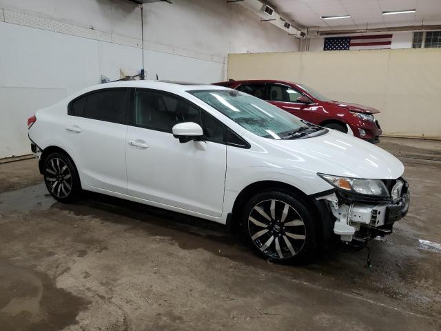 19XFB2F96FE247772 - 2015 HONDA CIVIC EXL WHITE photo 4