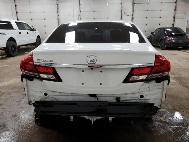 19XFB2F96FE247772 - 2015 HONDA CIVIC EXL WHITE photo 6