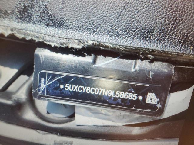 5UXCY6C07N9L58685 - 2022 BMW X6 XDRIVE40I BLACK photo 12