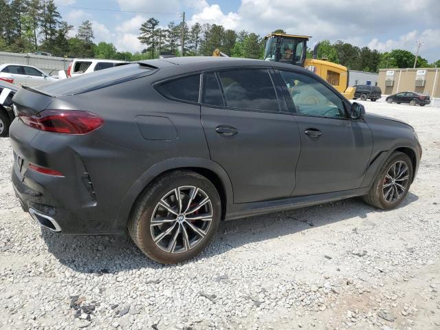 5UXCY6C07N9L58685 - 2022 BMW X6 XDRIVE40I BLACK photo 3