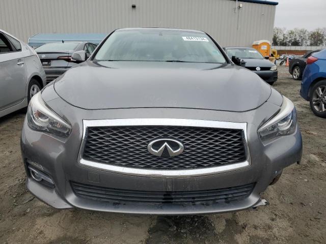 JN1BV7AP5FM351554 - 2015 INFINITI Q50 BASE GRAY photo 5