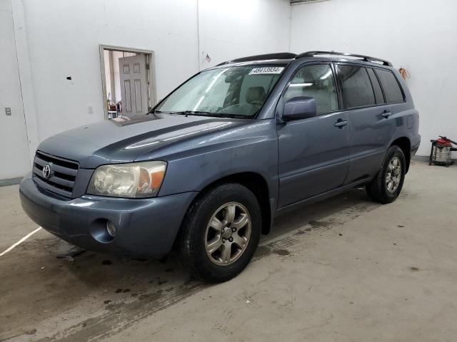 JTEEP21AX50113364 - 2005 TOYOTA HIGHLANDER LIMITED BLUE photo 1