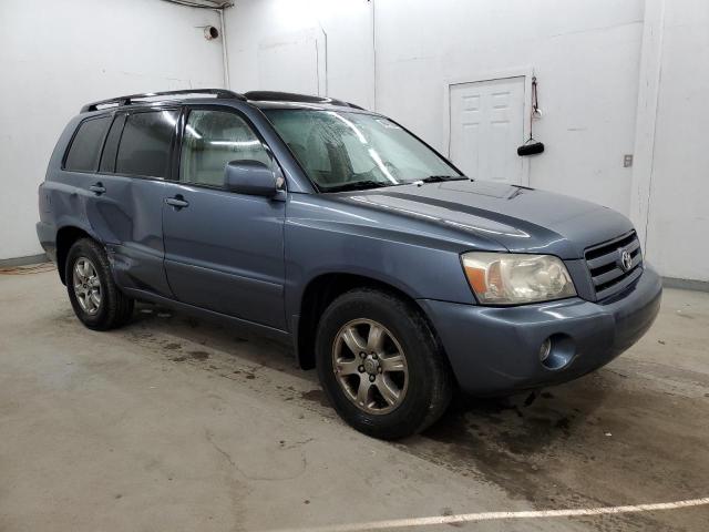 JTEEP21AX50113364 - 2005 TOYOTA HIGHLANDER LIMITED BLUE photo 4