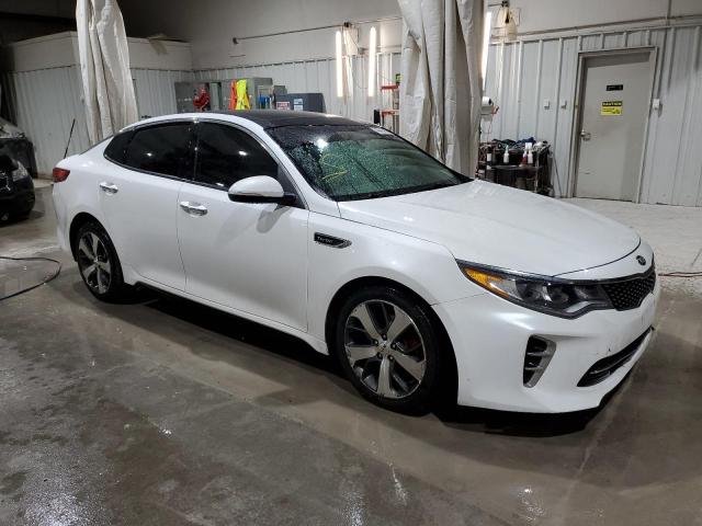 5XXGW4L28HG136453 - 2017 KIA OPTIMA SX WHITE photo 4