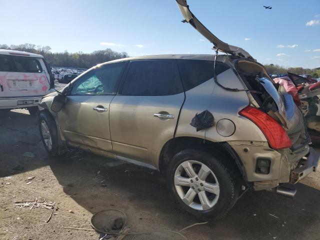 JN8AZ08TX7W505628 - 2007 NISSAN MURANO SL BEIGE photo 2