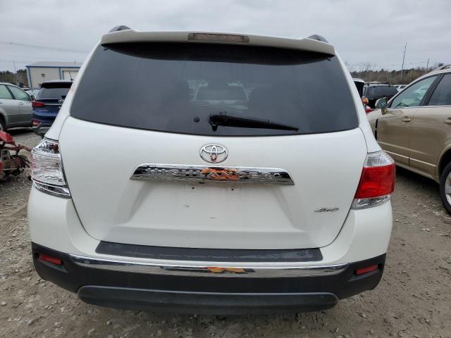 5TDDK3EH0DS212282 - 2013 TOYOTA HIGHLANDER LIMITED WHITE photo 6