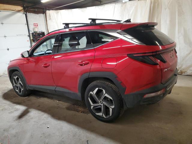 5NMJECAE6NH142393 - 2022 HYUNDAI TUCSON LIMITED RED photo 2