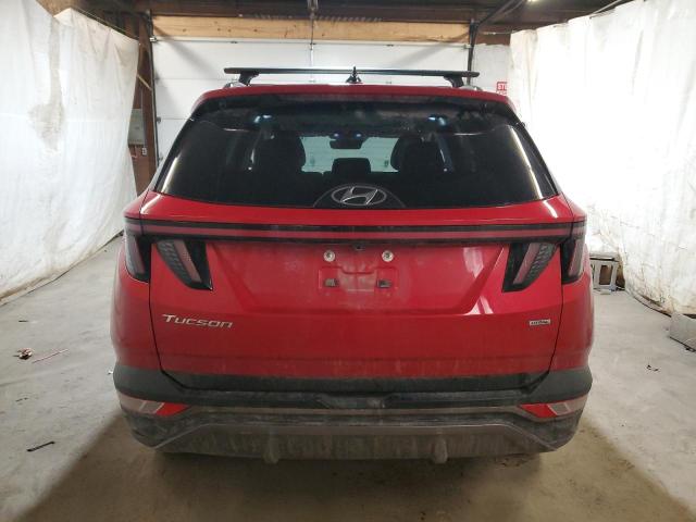 5NMJECAE6NH142393 - 2022 HYUNDAI TUCSON LIMITED RED photo 6